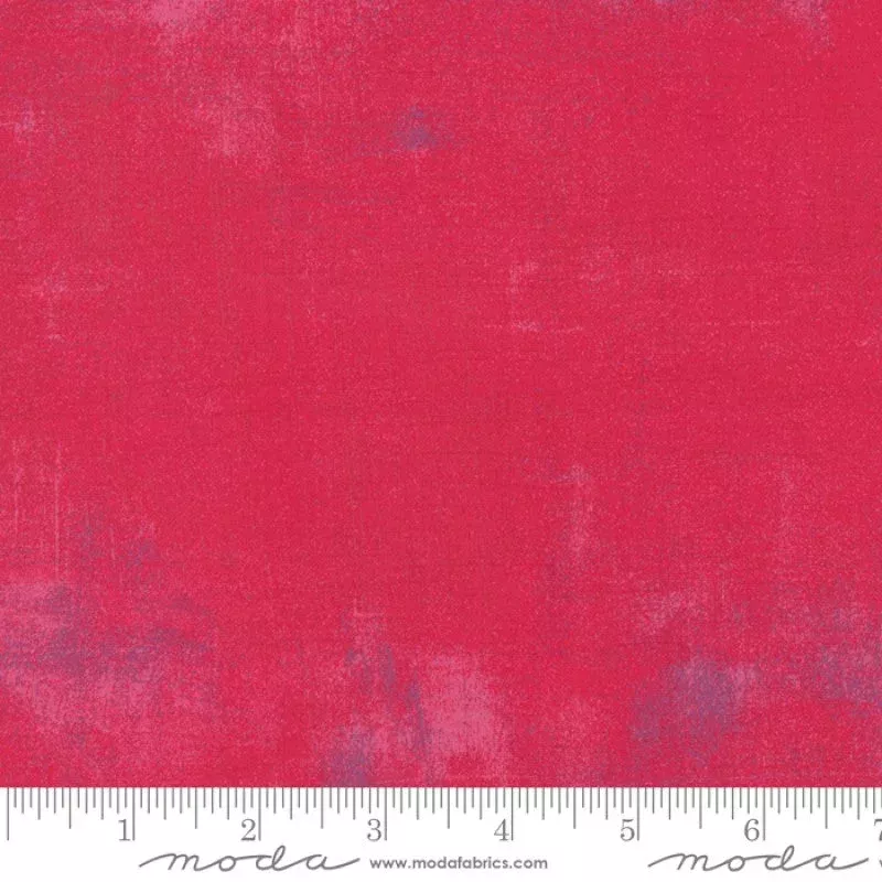 Grunge Basics Raspberry Pink BasicGrey Moda Cotton Fabric MD-30150-253
