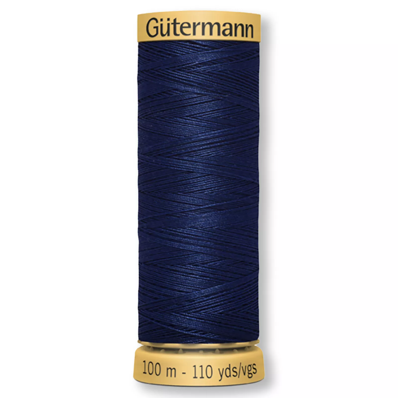 Gutermann 100% Natural Cotton Thread 100m/109yds – Solid Midnight Blue