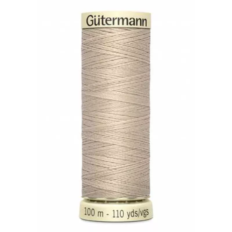 Gutermann – Polyester All Purpose Thread – 100m/110yds – #506 – Sand