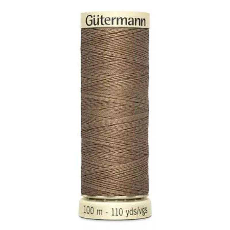 Gutermann – Polyester All Purpose Thread – 100m/110yds – #542 – Light Brown