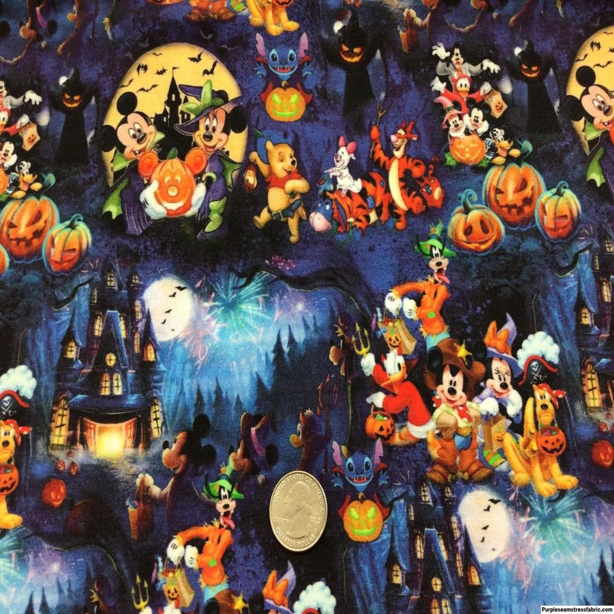 Halloween Haunted MouseFabric