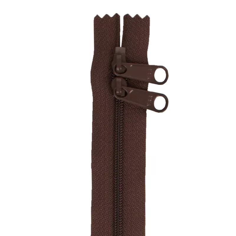 Handbag Zipper – Double Slide – 40in – Sable