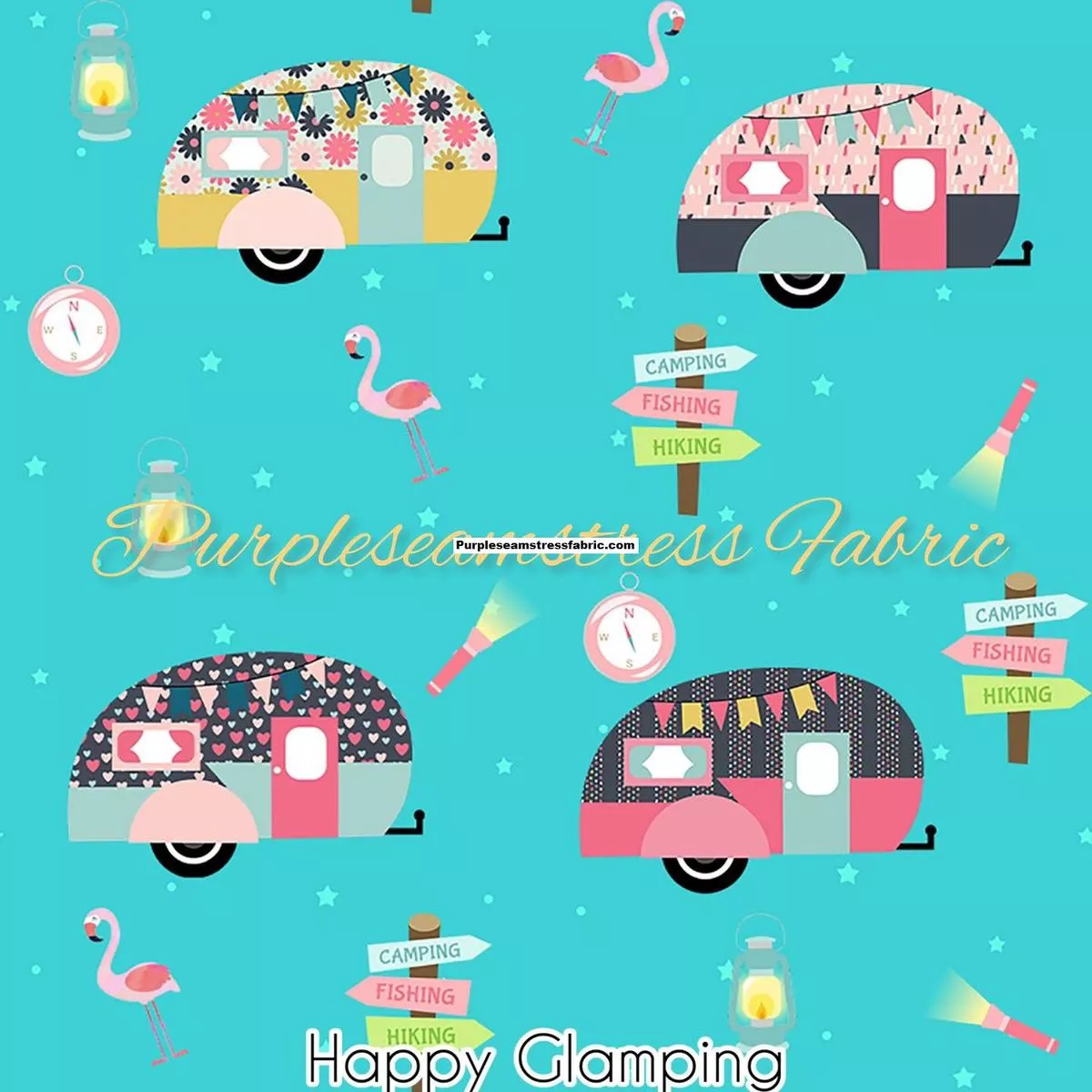 Happy GlampingFabric
