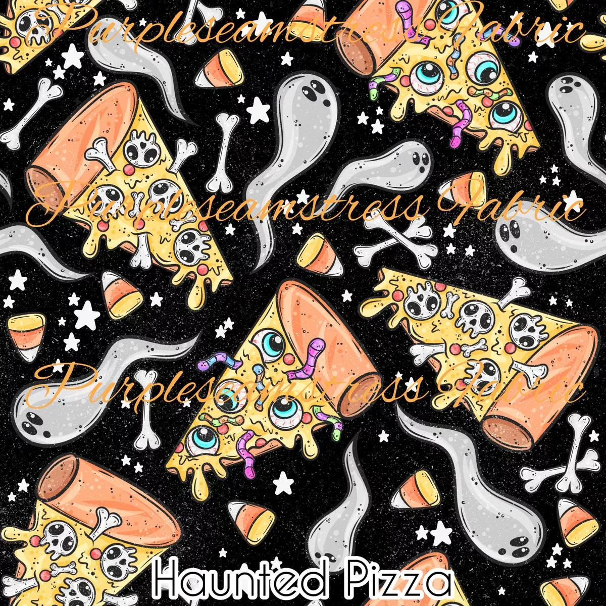 Haunted PizzaFabric