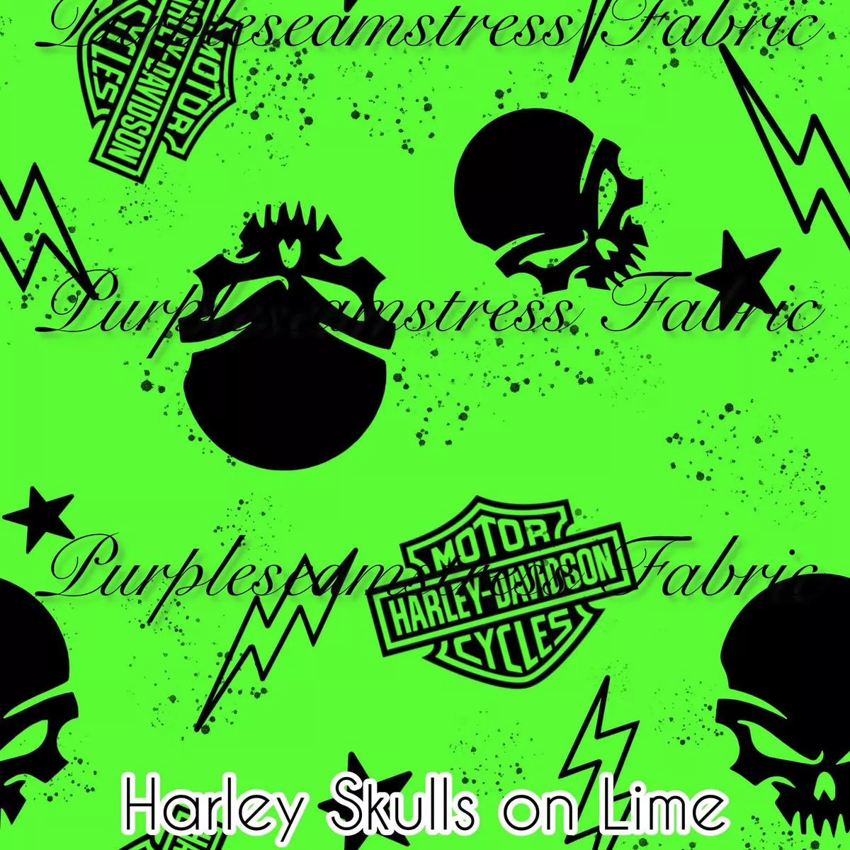 HD Motorcycles Skulls on LimeFa…