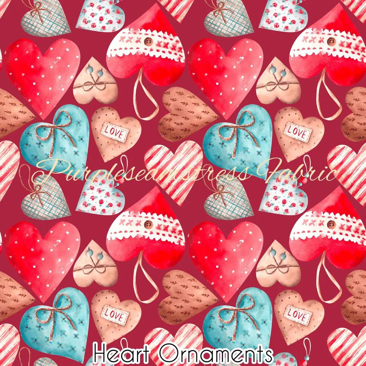 Heart OrnamentsFabric