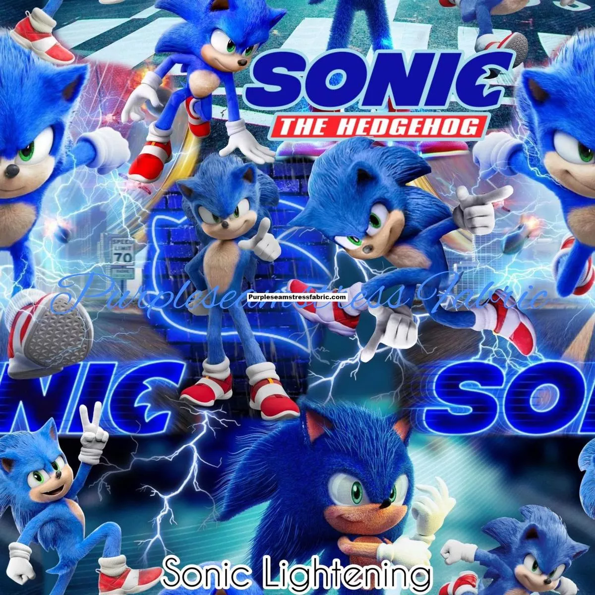 Hedgehog LighteningFabric