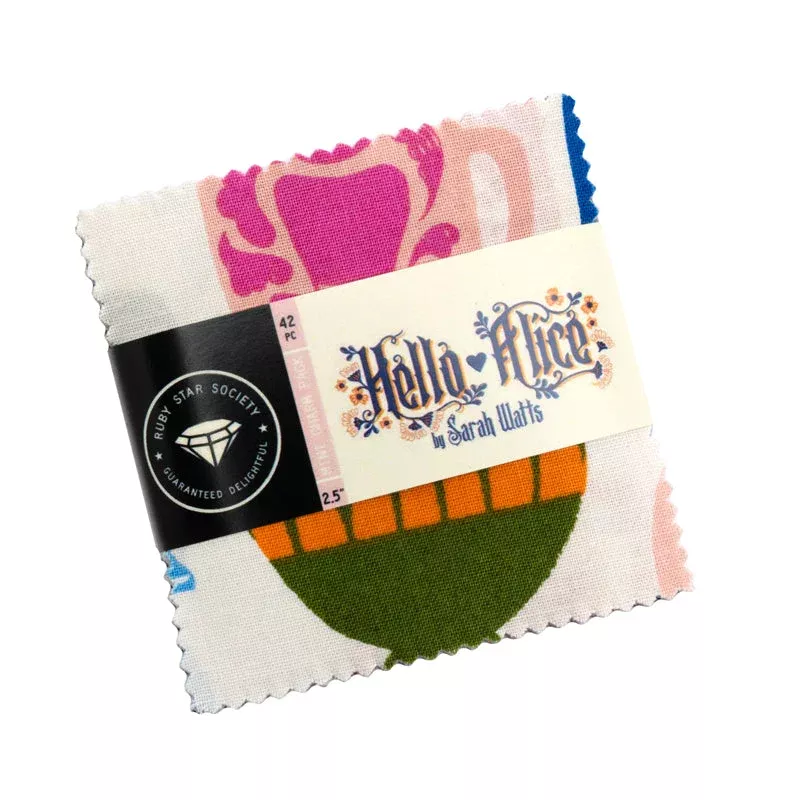 Hello Alice – Mini Charm Pack (2.5 squares)
