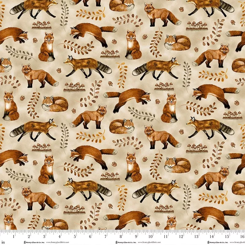 Hello Pumpkin 1885-33 Beige Fabric