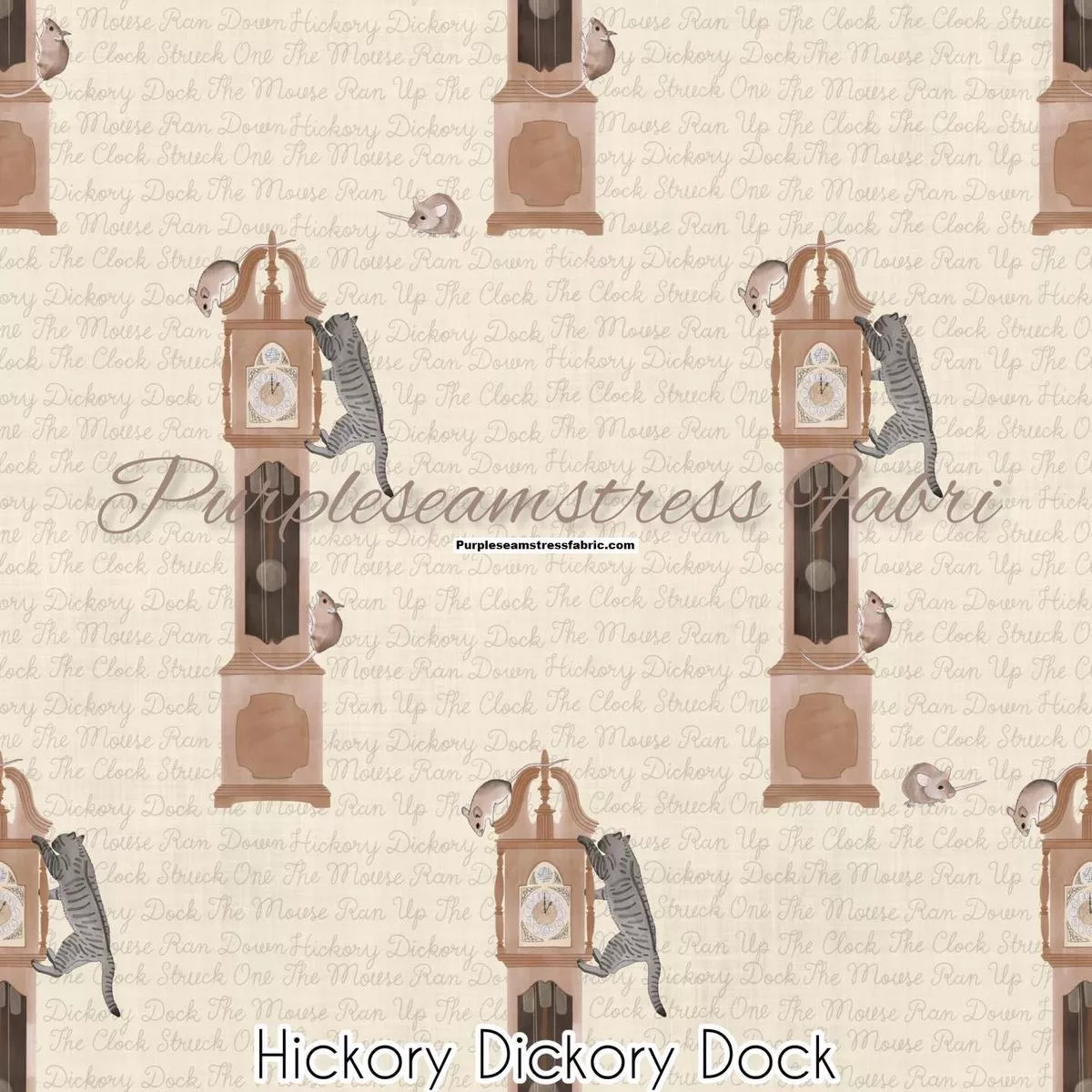 Hickory Dickory DockFabric