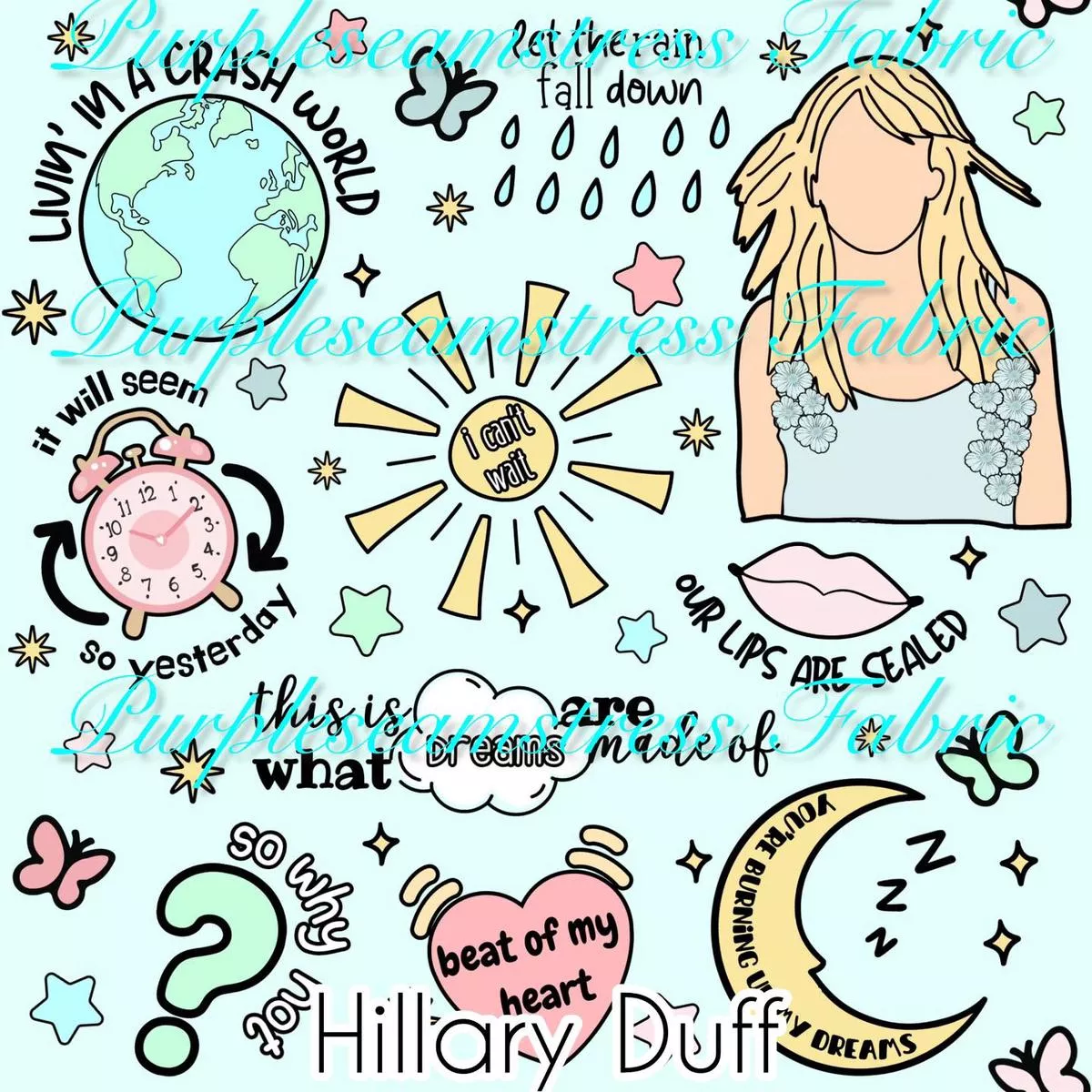 Hilary DuffFabric
