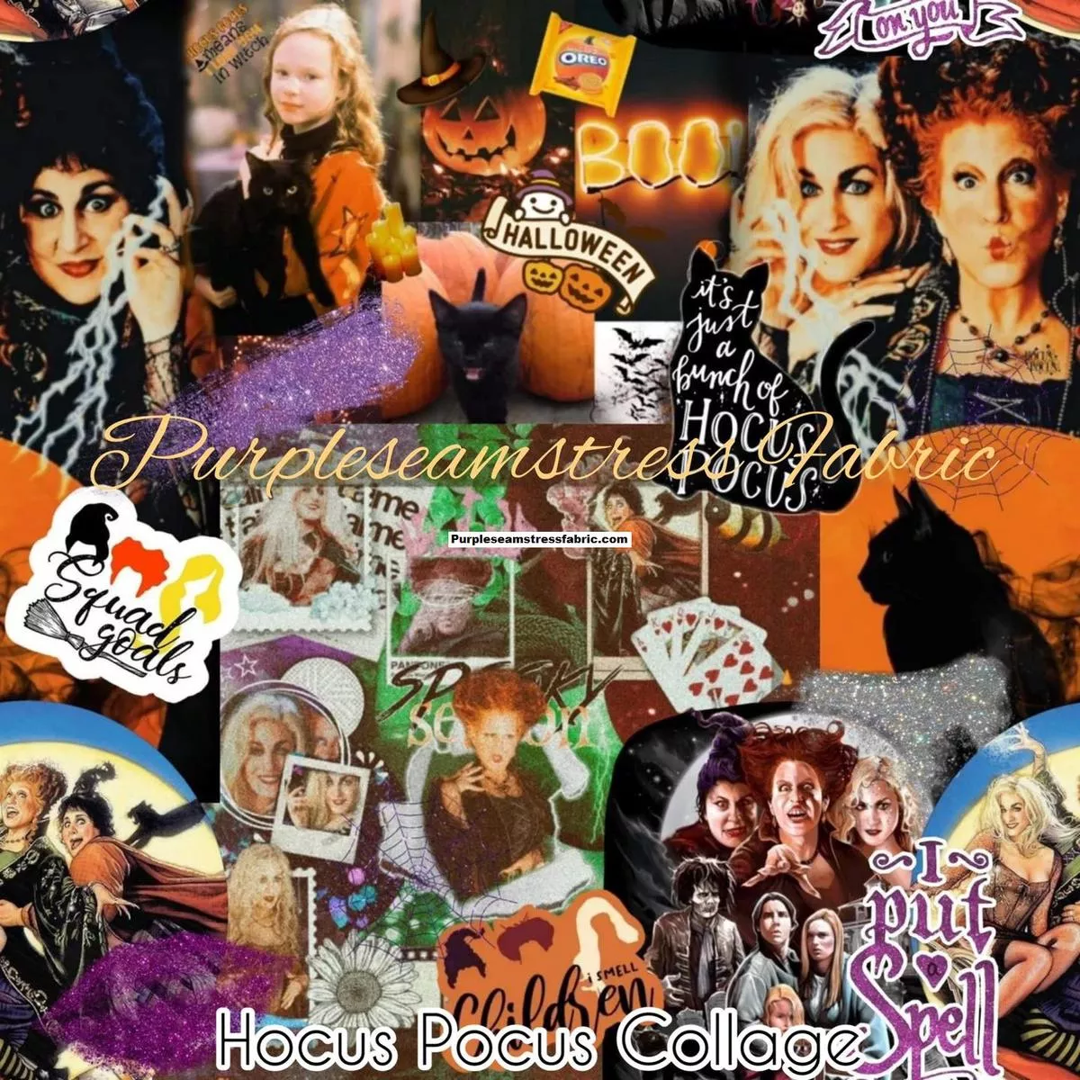 Hocus Pocus CollageFabric