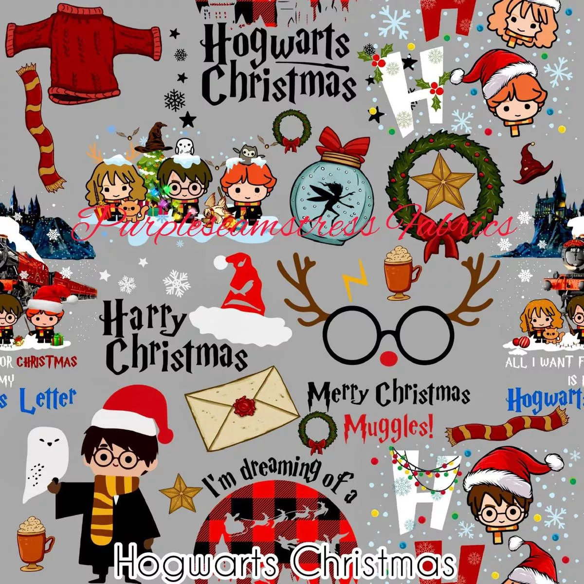 Hogwarts ChristmasFabric