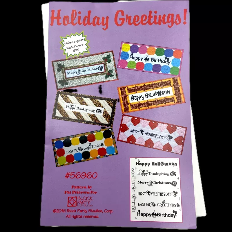 Holiday Greetings | Block Party Studios | Quilt Pattern