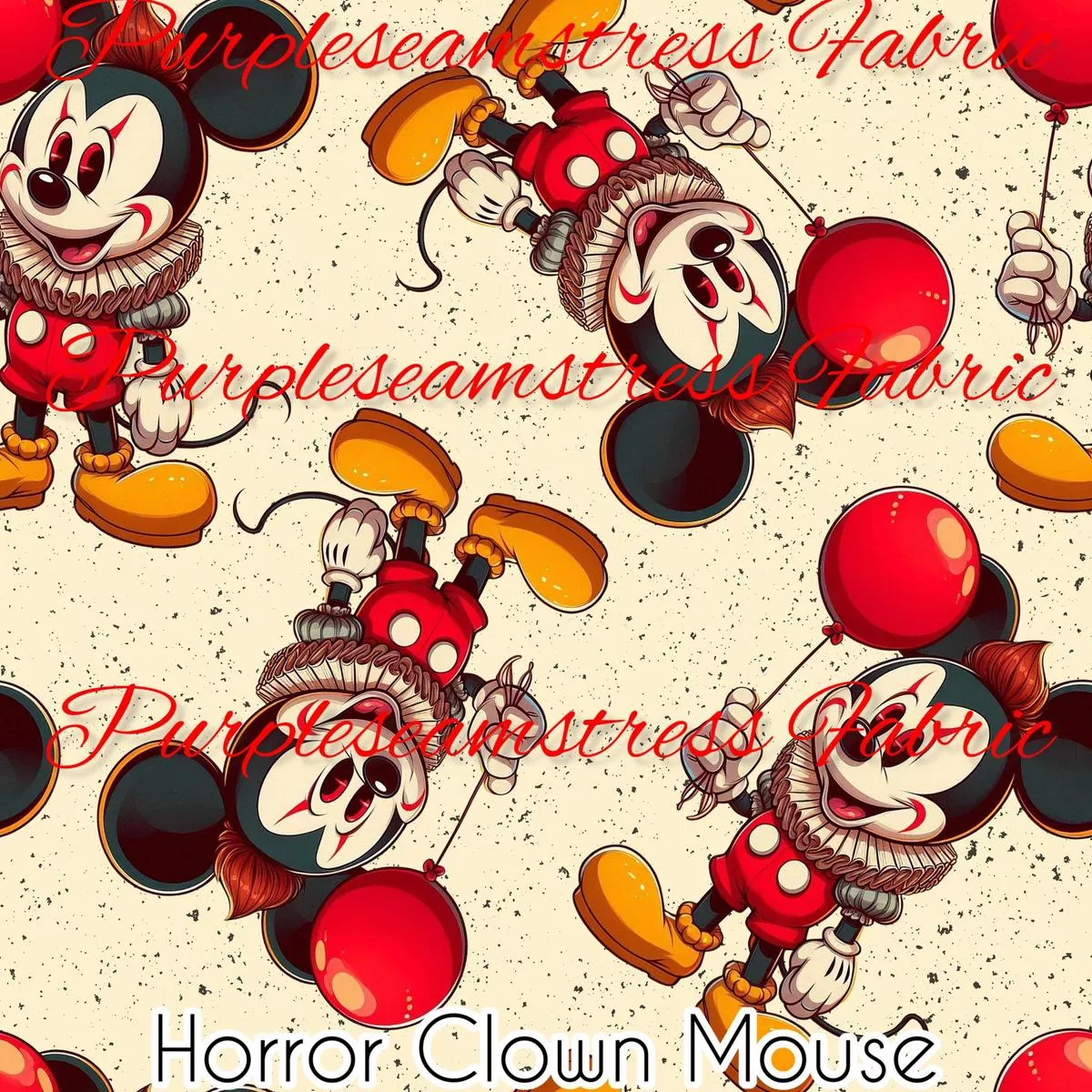 Horror Clown MouseFabric