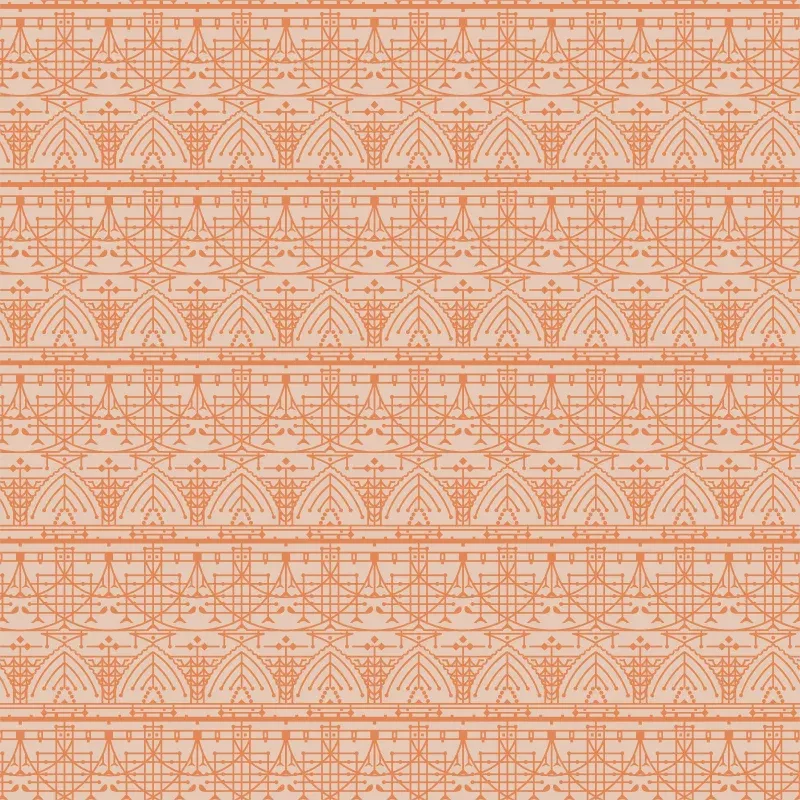 The House Beautiful Design B in Ochre | Frank Lloyd Wright