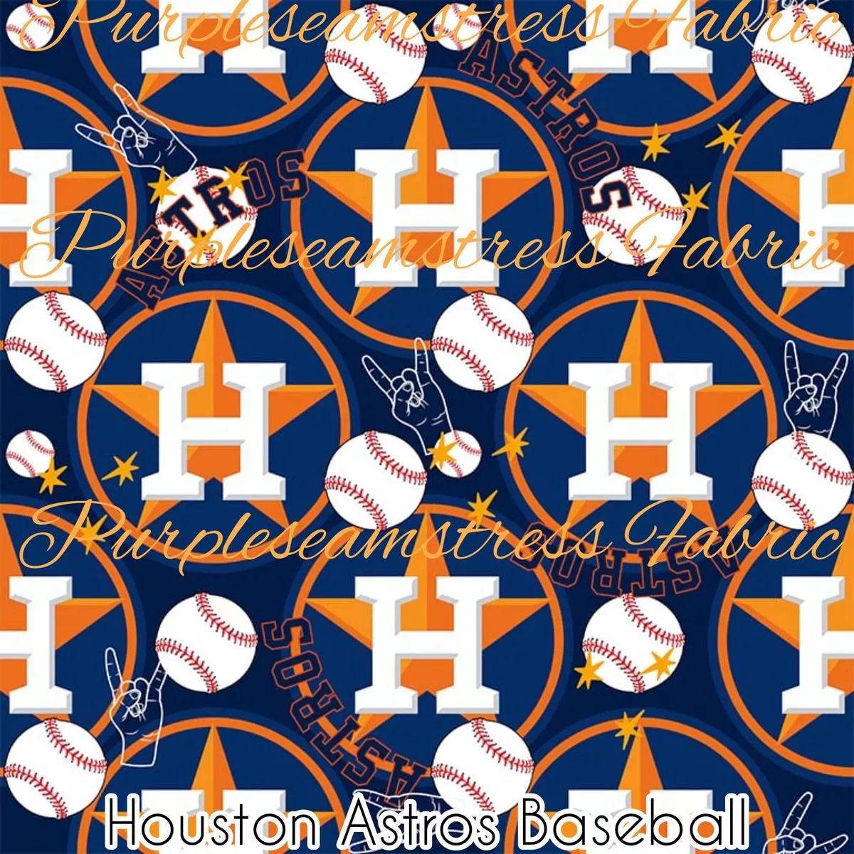 Houston Astros BaseballFabric