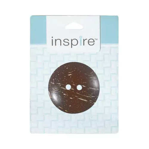 INSPIRE 2-Hole Button51 mm (2)1 CountCoconutDark