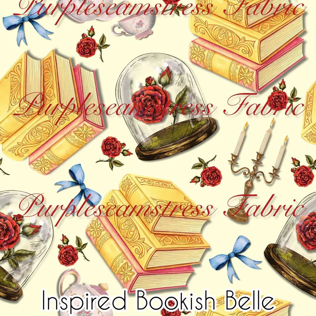 Inspired Bookish BelleFabric