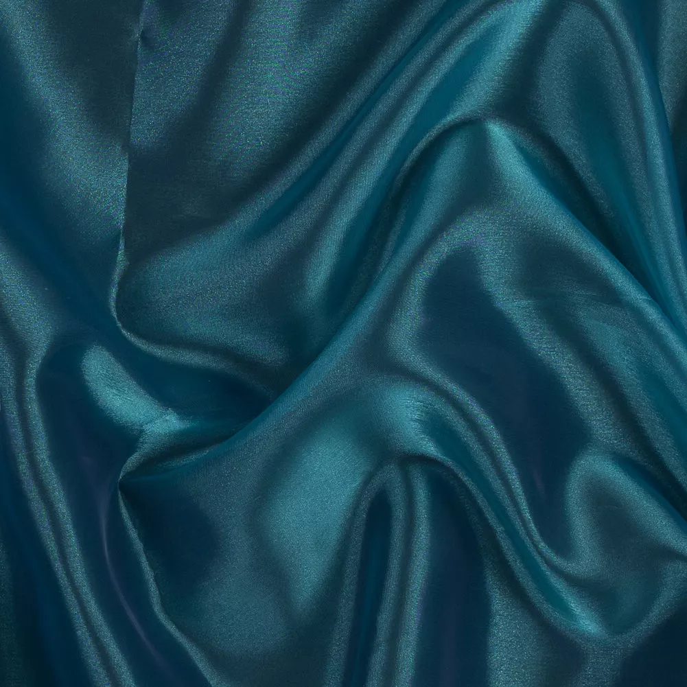 Iridescent Polyester Organza – Jade