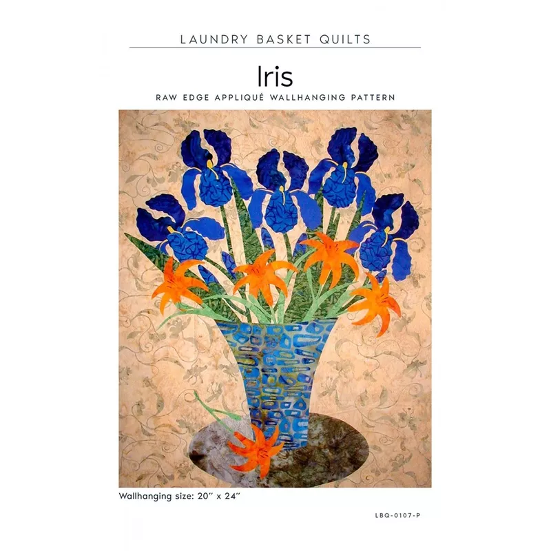 Iris Quilt Pattern by Laundry Basket Quilts