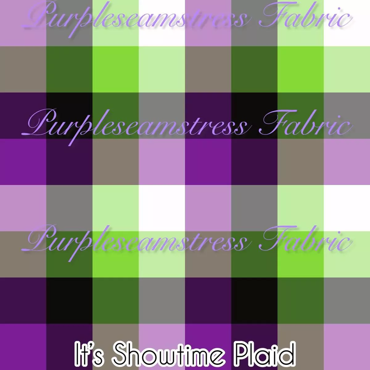 Its Showtime PlaidFabric