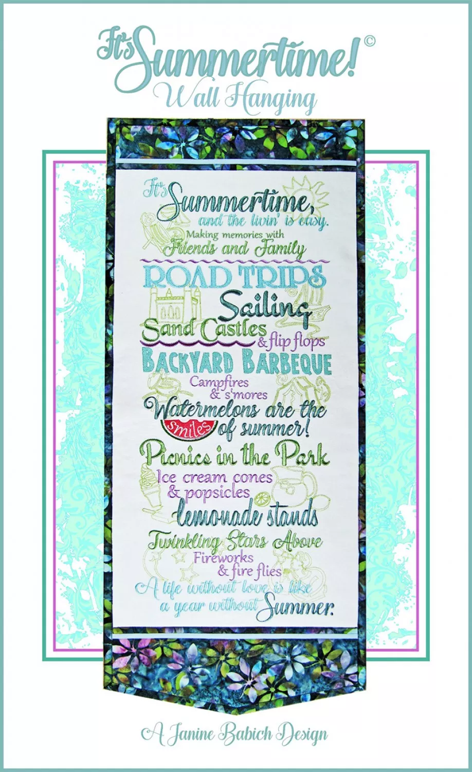 Its Summertime! Wall Hanging Pattern