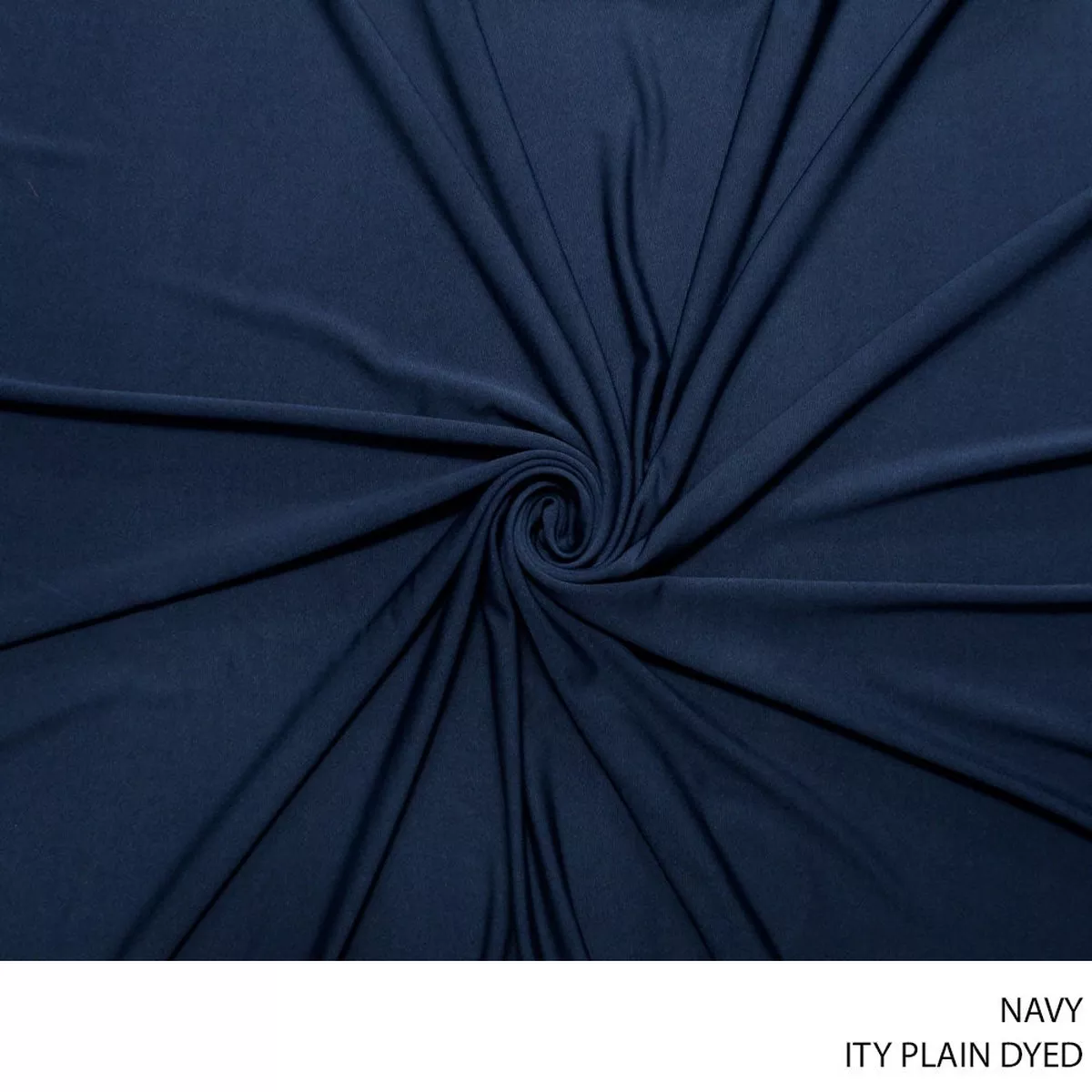 ITY PLAIN DYED FABRIC 150CM NAVY