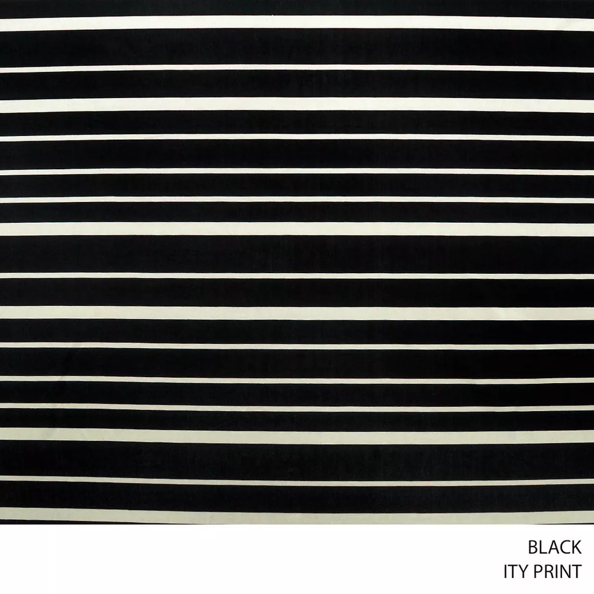 ITY PRINT FABRIC BLACK