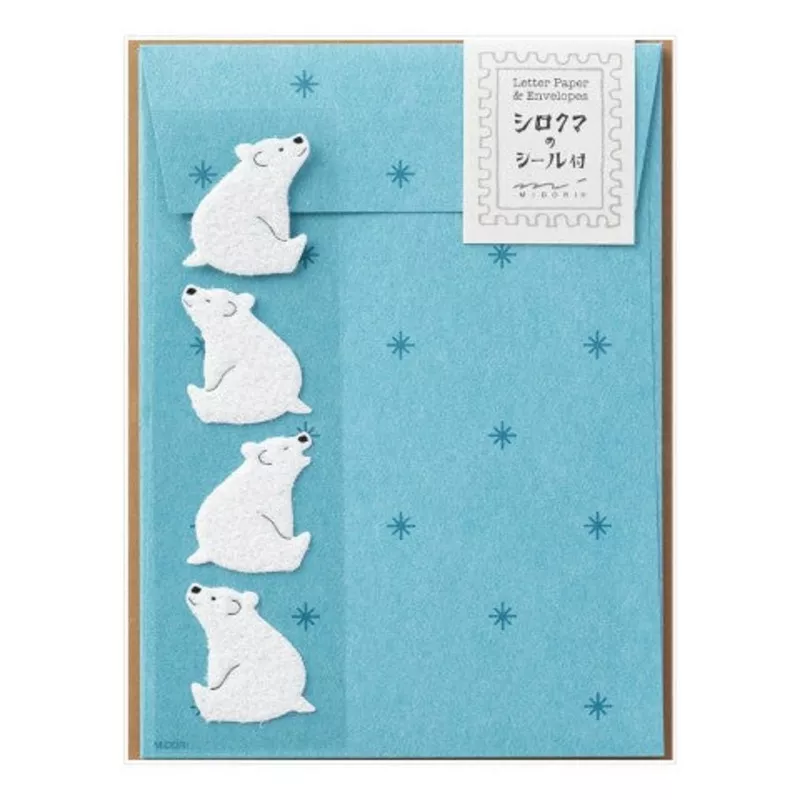 Japanese Letter Writing Set – Polar Bear