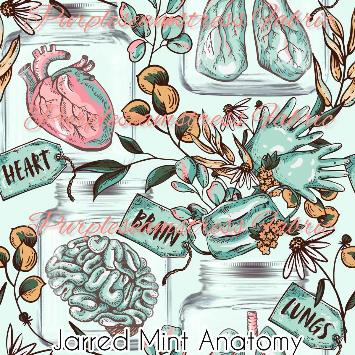 Jarred Mint AnatomyFabric