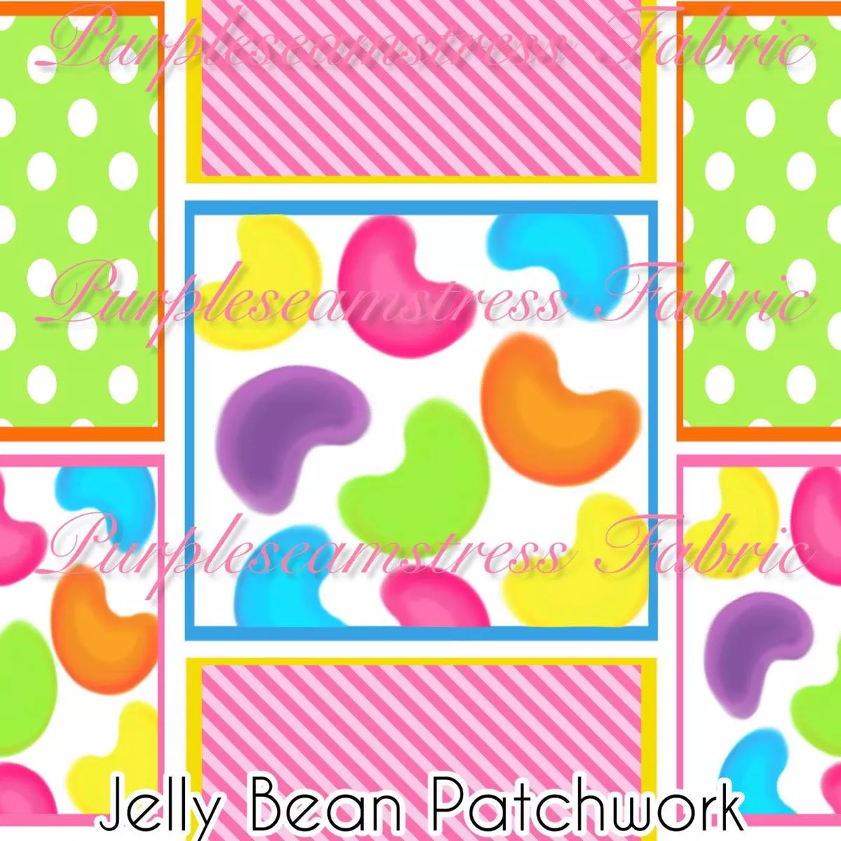 Jelly Bean PatchworkFabric