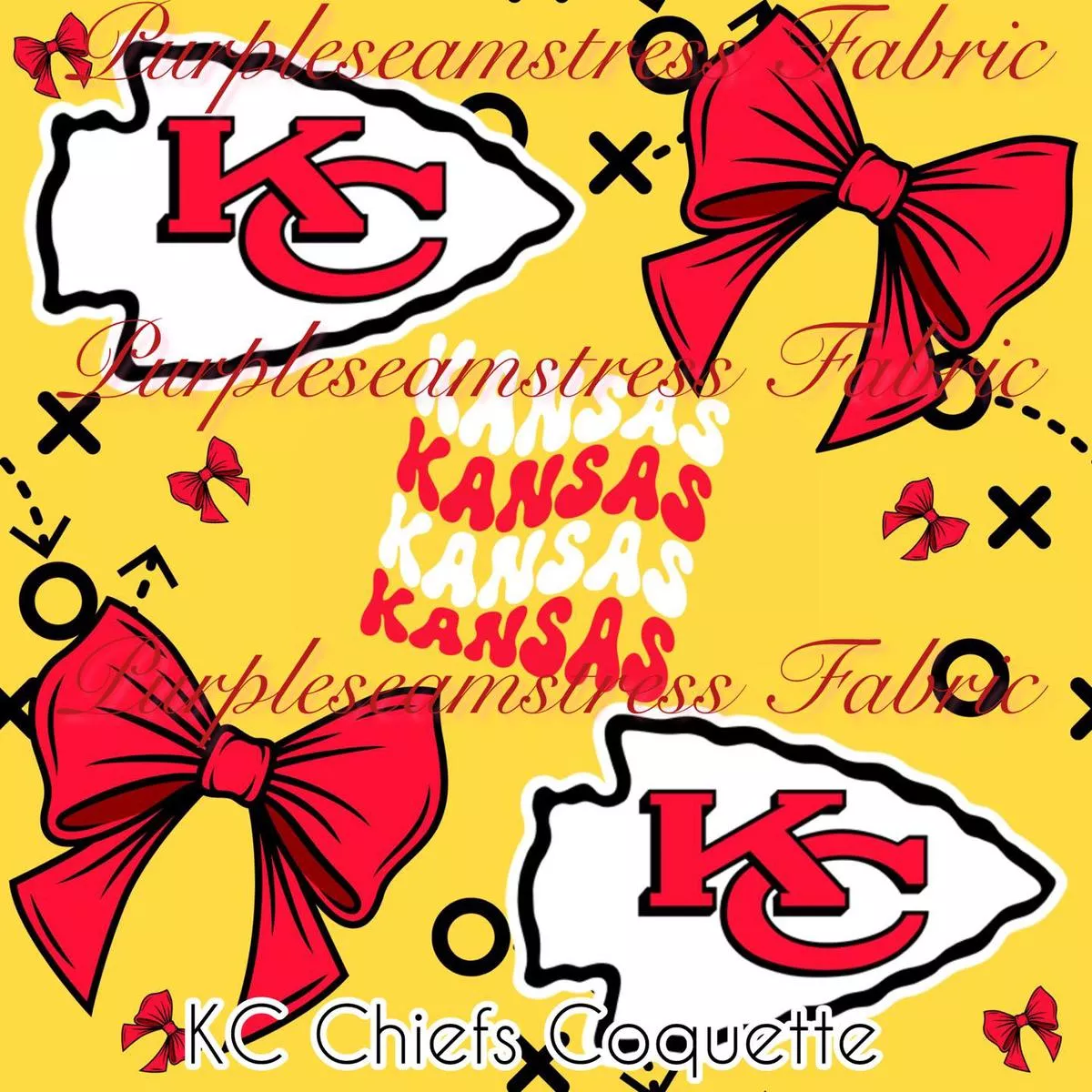 KC Chiefs CoquetteFabric
