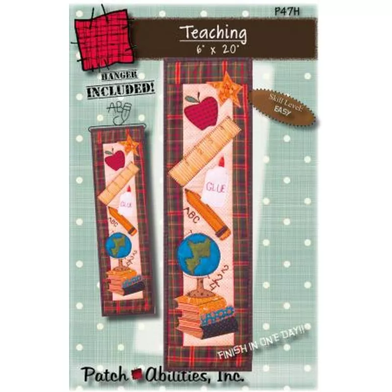 Kit Teaching Wall Quilt with Hanger