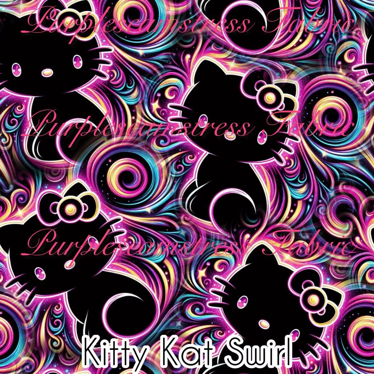 Kitty Kat SwirlFabric