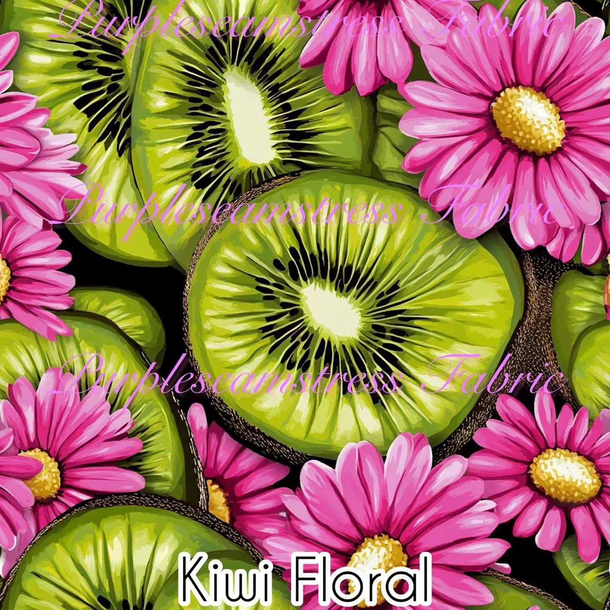 Kiwi FloralFabric