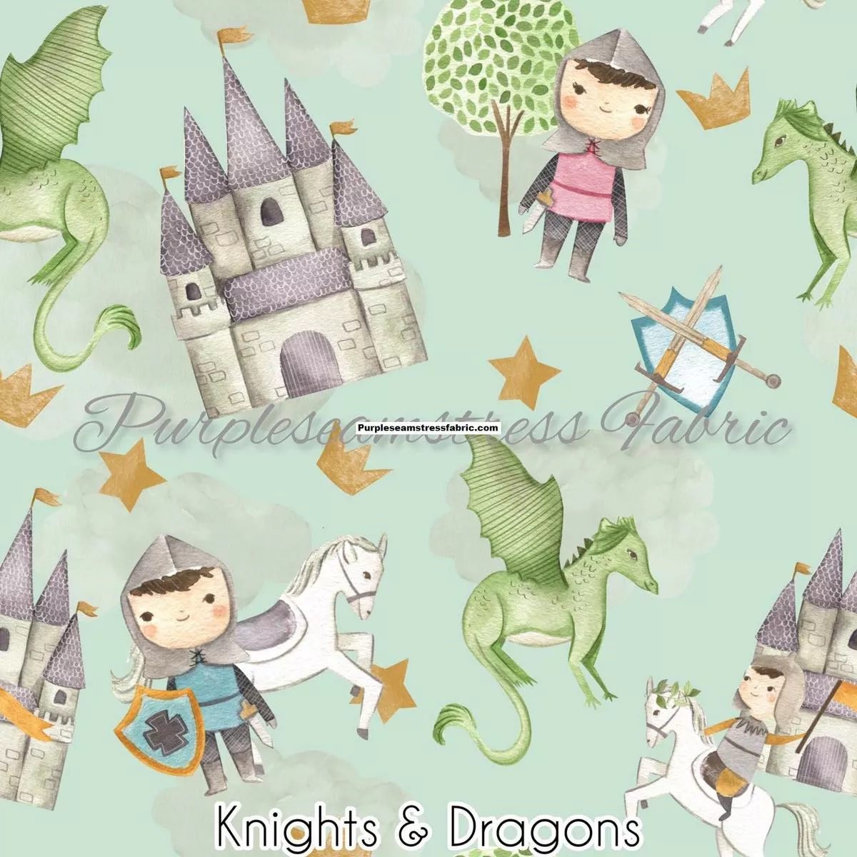 Knights & DragonsFabric