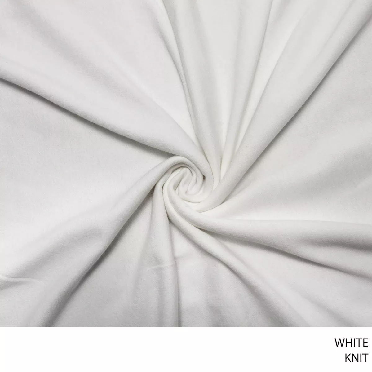 KNIT FABRIC WHITE ROLL ROLL 001
