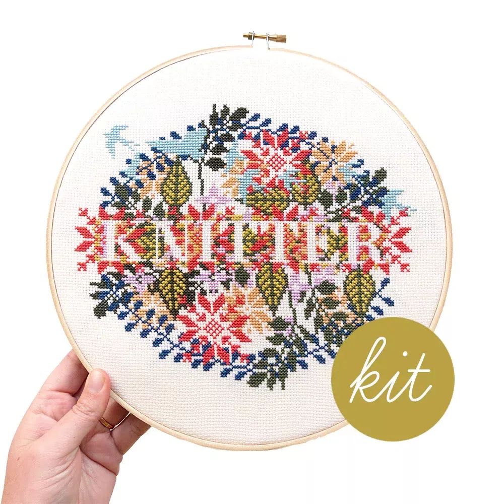 Knitter, 10 Cross Stitch Kit