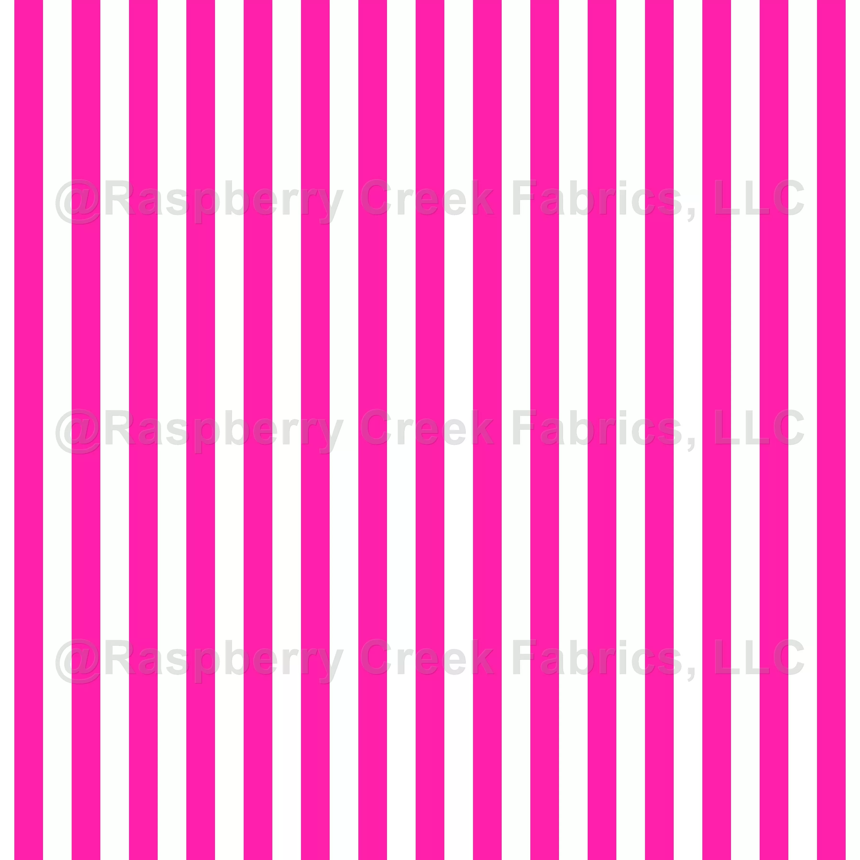 Knockout Pink & White Stripes