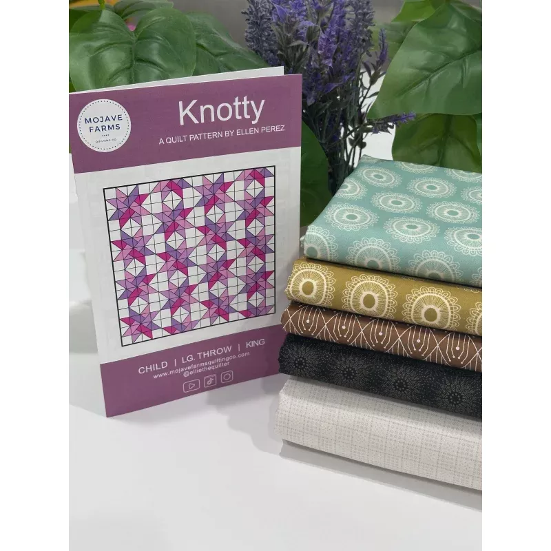 Knotty Quilt Kit – Serene