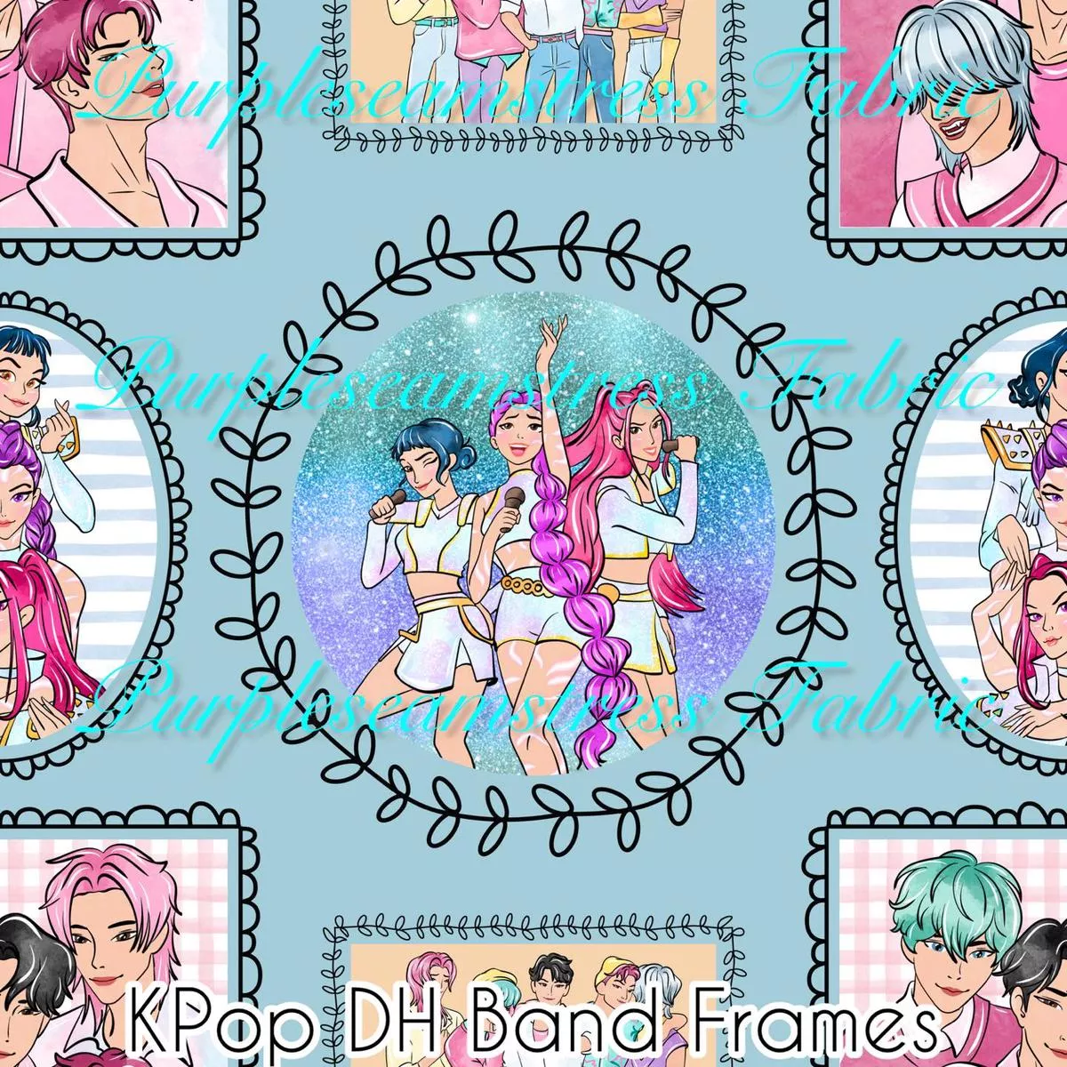 Kpop DH Band FramesFabric