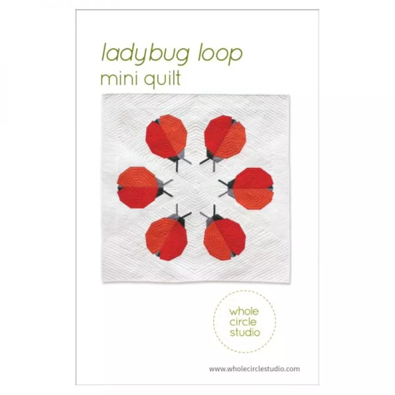 Ladybug Loop Mini Quilt