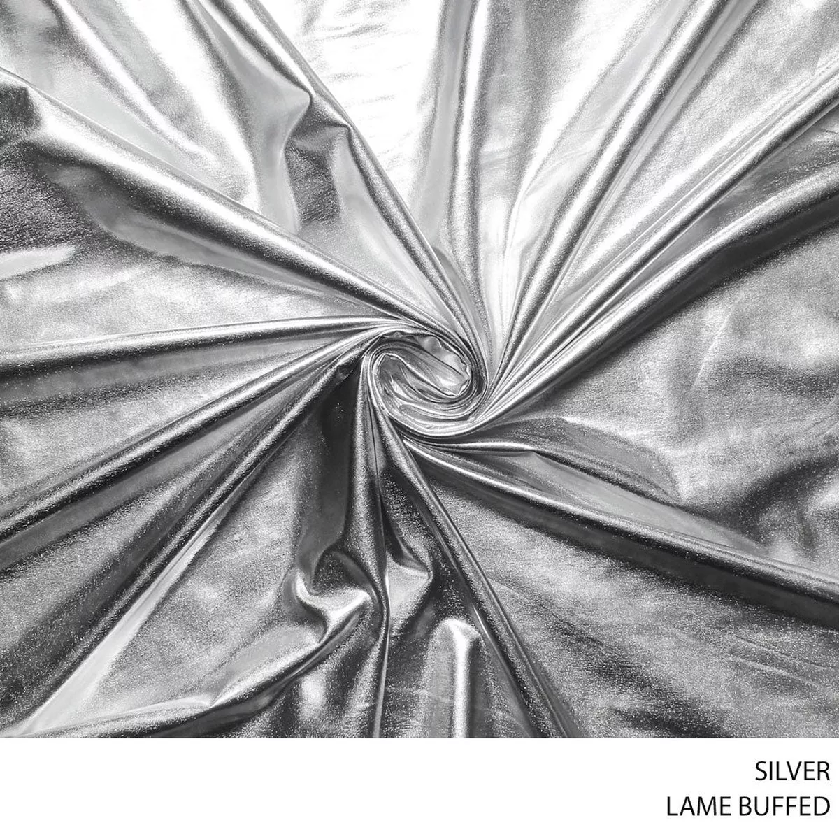 LAME BUFFED FABRIC 150CM SILVER ROLL 001 1