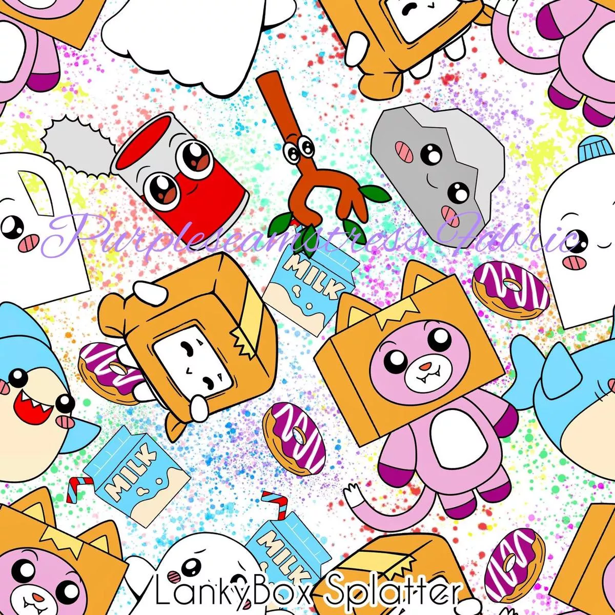 LankyBox SplatterFabric