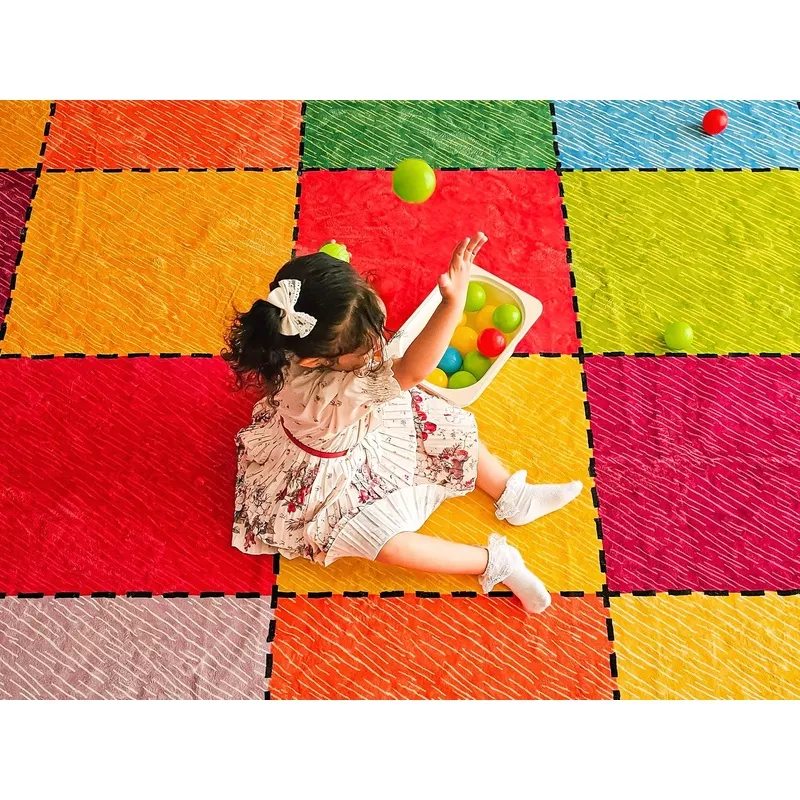 Large Kids Classroom RugMulti-Size Educational Area Rug