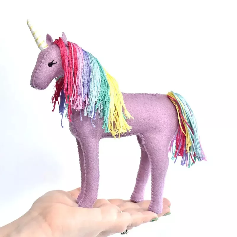 Lavender Rainbow Unicorn Sewing Kit