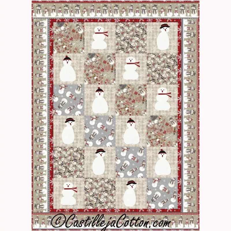 Let It Snow Folks Downloadable Pattern