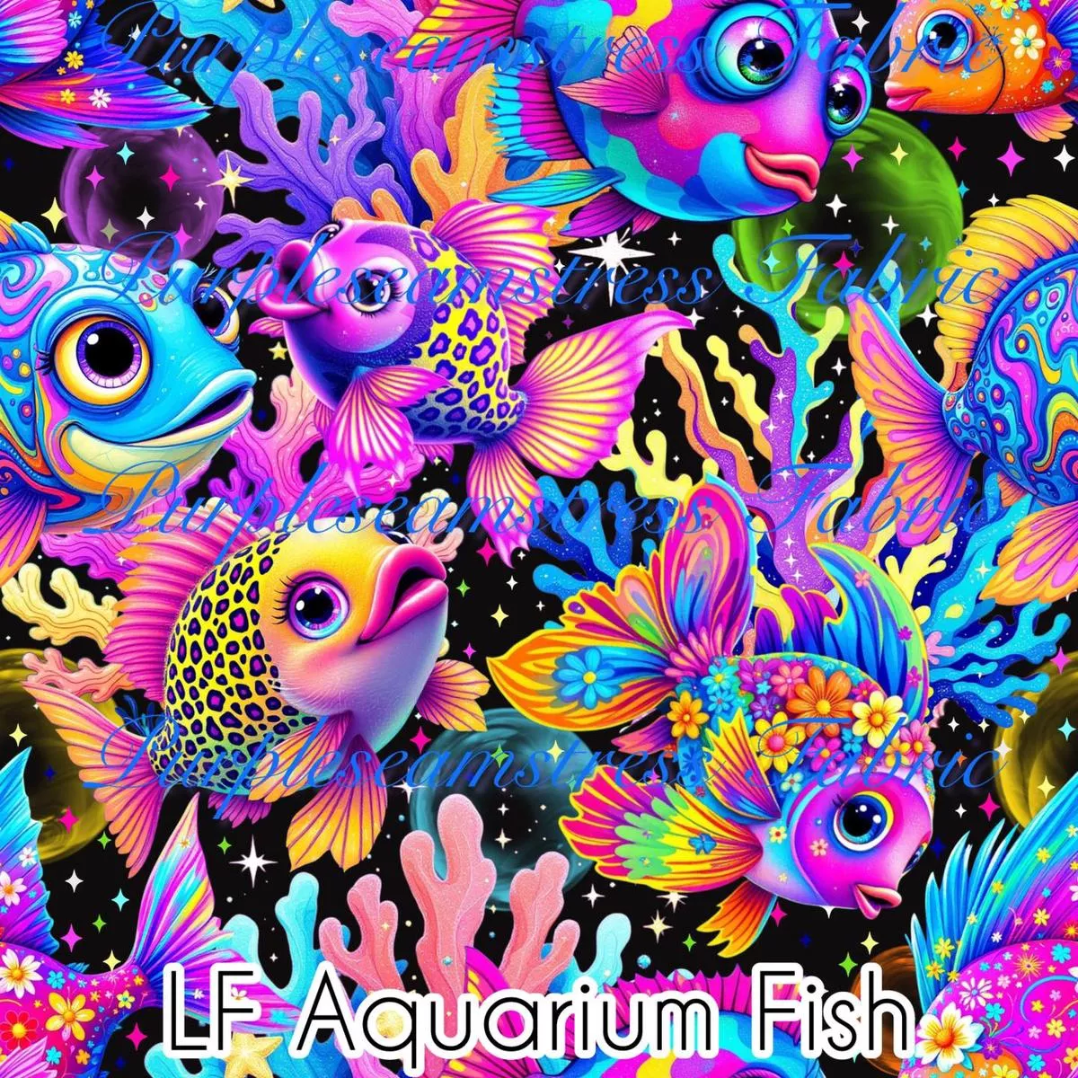 LF Aquarium FishFabric