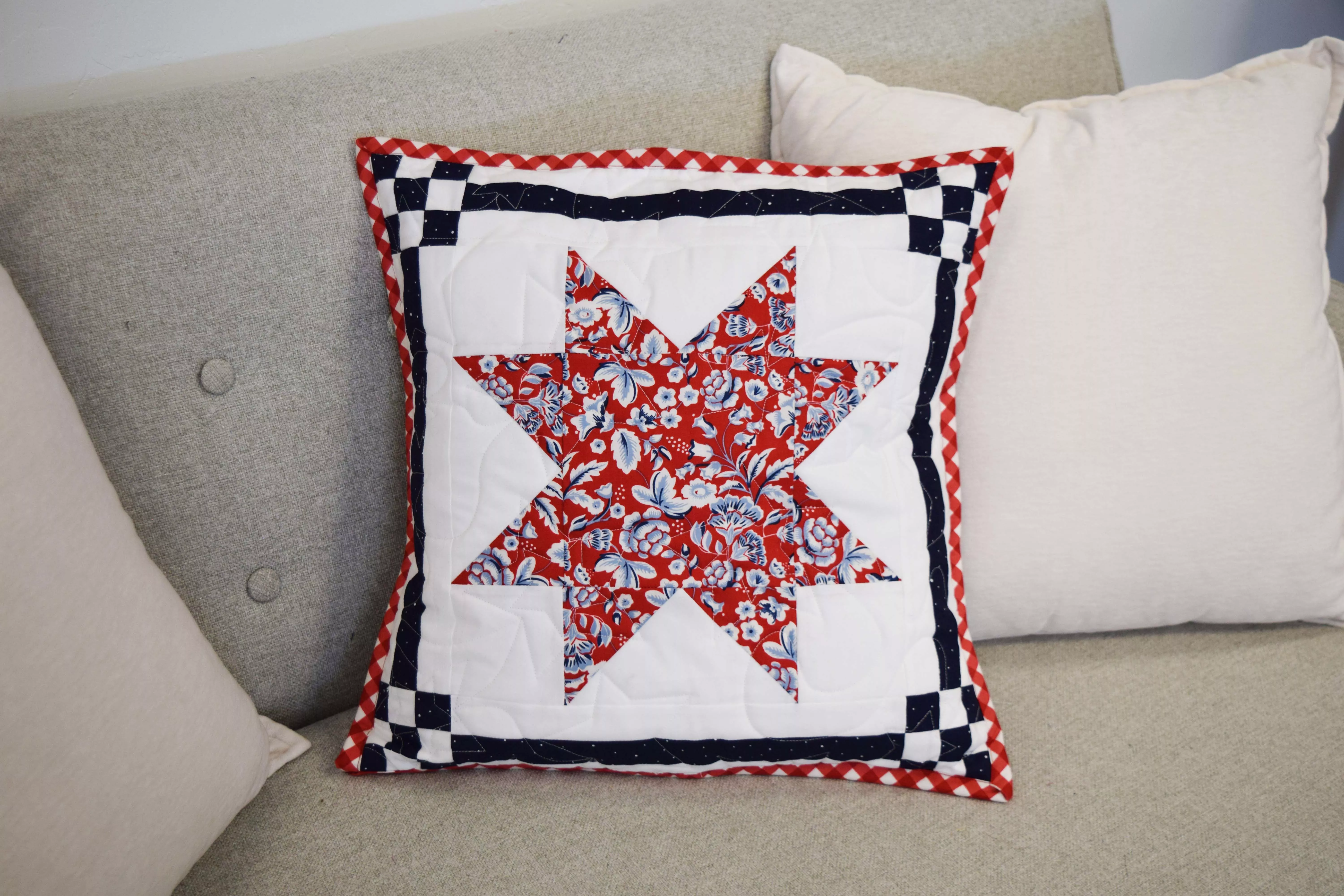 Liberty Patchwork Quilt & Pillow Pattern